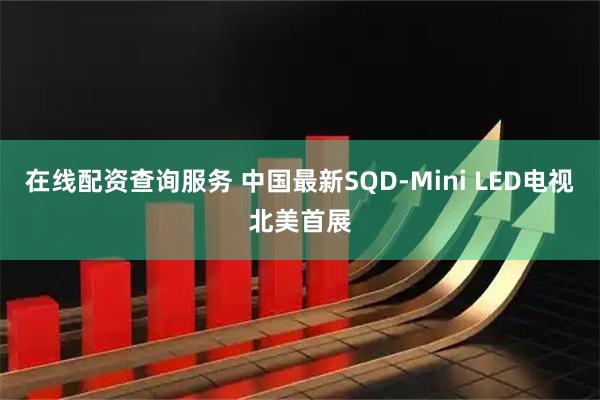 在线配资查询服务 中国最新SQD-Mini LED电视北美首展